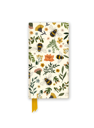 Jade Mosinski: Garden Bees (Foiled Slimline Journal)