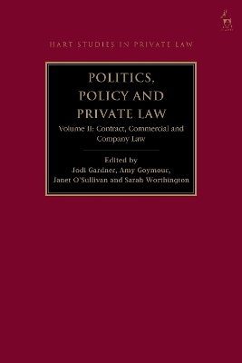 Politics, Policy and Private Law - 