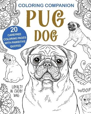 Coloring Companion Pug Dog - Paperland Online Store