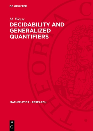 Decidability and Generalized Quantifiers