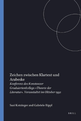 Zeichen zwischen Klartext und Arabeske - 