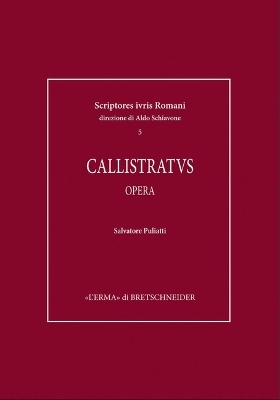 Callistratus. Opera - Salvatore Puliatti