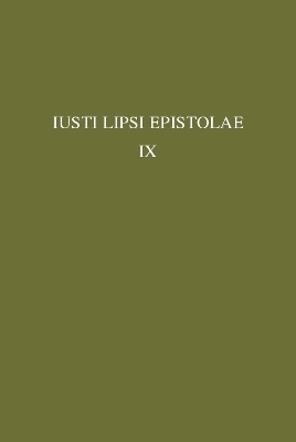 Iusti Lipsi Epistolae. Pars IX: 1596 - H. Peeters