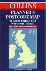 Collins Planners’ Postcode Map of Great Britain and Northern Ireland - 