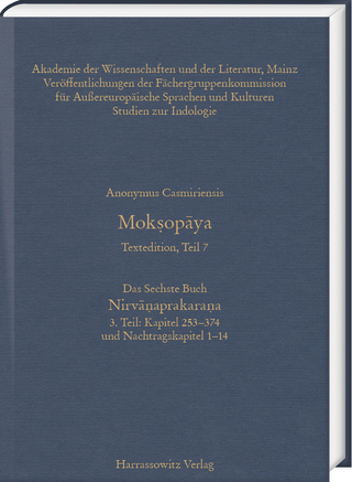 Mokṣopāya - Textedition Teil 7, Das Sechste Buch: Nirvāṇaprakaraṇa. Teil 3: Kapitel 253–374 und Nachtragskapitel 1–14