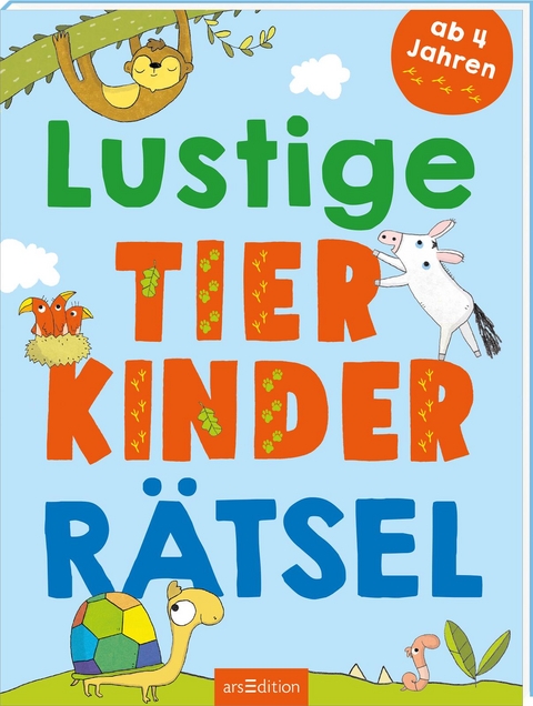 Lustige Tierkinder-R&auml;tsel