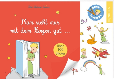 myNOTES Papeterie: Der Kleine Prinz Stickerheft
