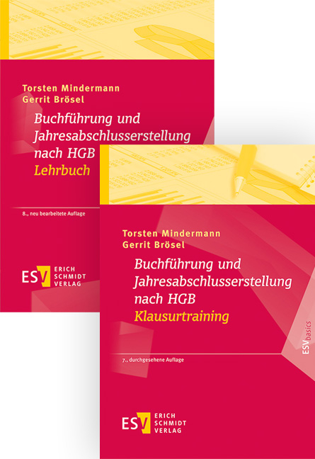 Paket aus den zwei Büchern: - - Buchführung und Jahresabschlusserstellung nach HGB - Lehrbuch und - - Buchführung und Jahresabschlusserstellung nach HGB - Klausurtraining - Torsten Mindermann, Gerrit Brösel
