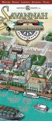 Savannah Historic District Illustrated Map - Michael Karpovage