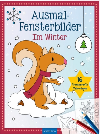 Ausmal-Fensterbilder – Im Winter