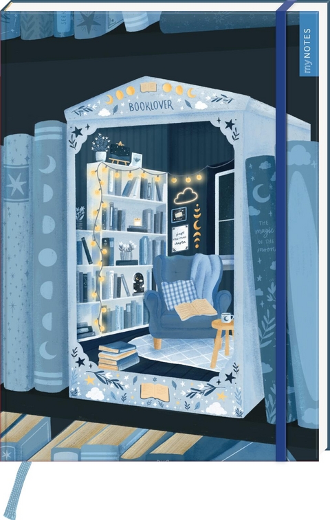 myNOTES Papeterie: Notizbuch A4 Book Nook