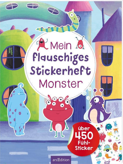 Mein flauschiges Stickerheft &ndash; Monster