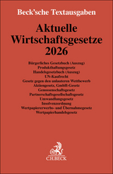 Aktuelle Wirtschaftsgesetze 2026 - 