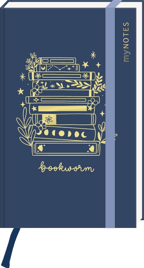 myNOTES Papeterie: Notizbuch A6 Bookworm