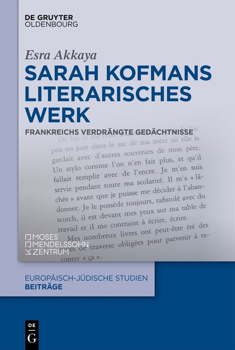 Sarah Kofmans literarisches Werk