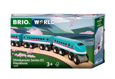 BRIO World - Trains of the World Shinkansen Series E5 Hayabusa Zug