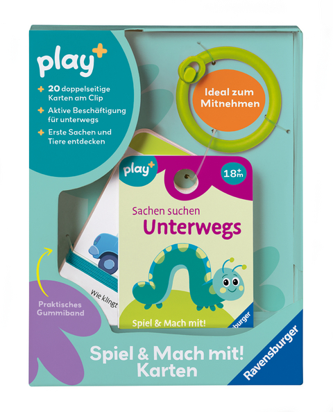 Play+ Spiel & Mach mit! Karten: Sachen suchen: Unterwegs - ab 1,5 Jahre