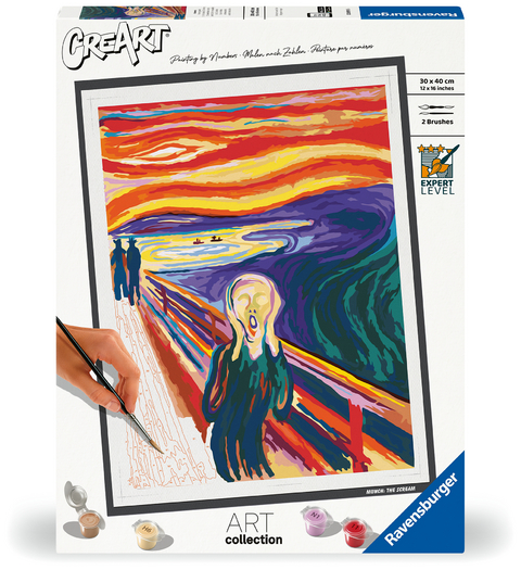 CreArt, Malen nach Zahlen Art Collection - Der Schrei (Munch)