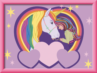 CreArt, Malen nach Zahlen Kinder Unicorn Academy - Sophia & Wildstar
