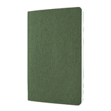 SIGEL RU204 Notizbuch Re-Up, ca. A5, kariert, moosgrün