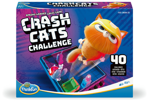 ThinkFun Crash Cats Challenge - Logikspiel ab 8 Jahre