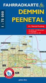 Fahrradkarte Demmin, Peenetal - 