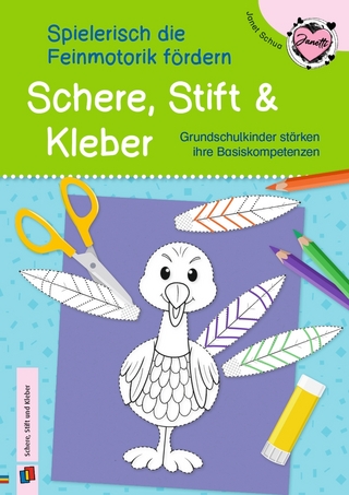 Schere, Stift und Kleber