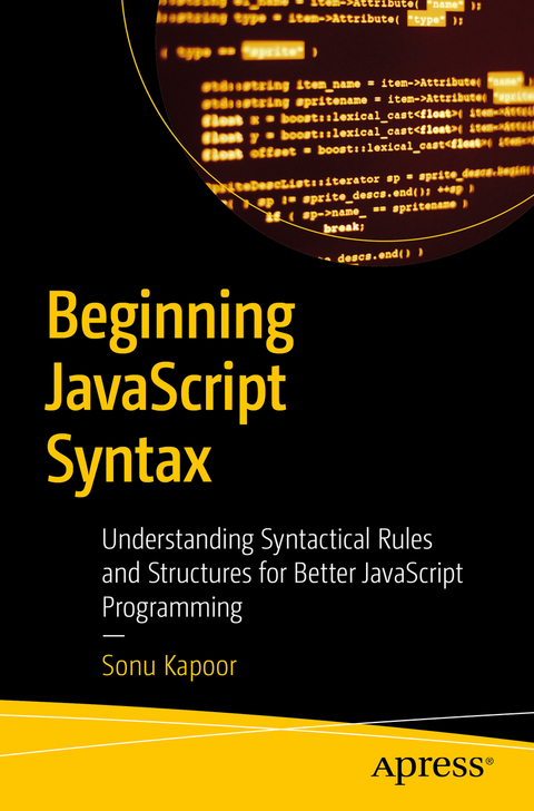 Beginning JavaScript Syntax - Sonu Kapoor
