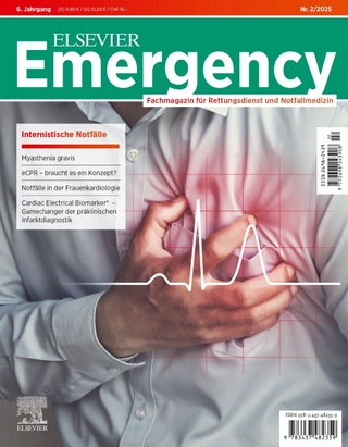 ELSEVIER Emergency. Internistische Notfälle. 2/2025: Fachmagazin für Rettungsdienst und Notfallmedizin