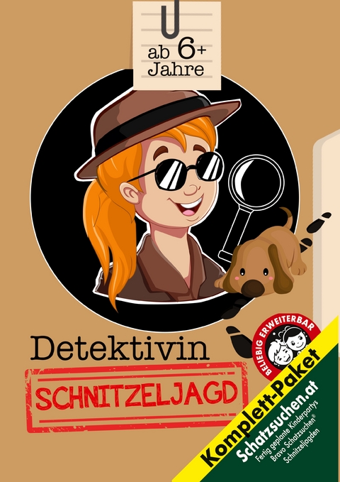 Detektivinnen Schnitzeljagd Kindergeburtstag f&uuml;r M&auml;dchen ab 6 Jahren - Birgit Bravo