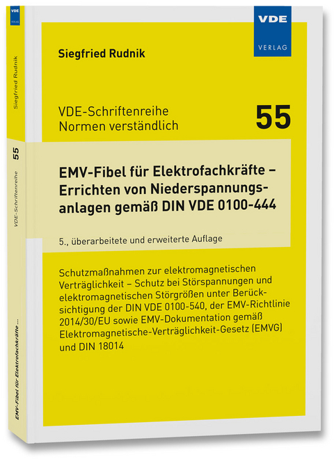 EMV-Fibel für Elektrofachkräfte – Errichten von Niederspannungsanlagen gemäß DIN VDE 0100-444 - Siegfried Rudnik