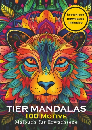 Malbuch für Erwachsene - Tier Mandalas 100 Motive