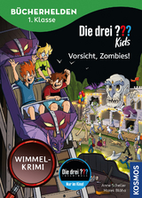 Die drei ??? Kids, B&uuml;cherhelden 1. Klasse, Vorsicht, Zombies! - Anne Scheller
