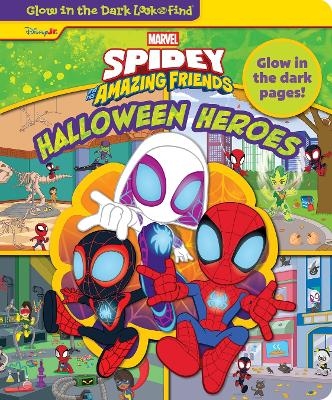 Disney Junior Marvel Spidey and His Amazing Friends: Halloween Heroes Glow in the Dark Look and Find -  Pi Kids