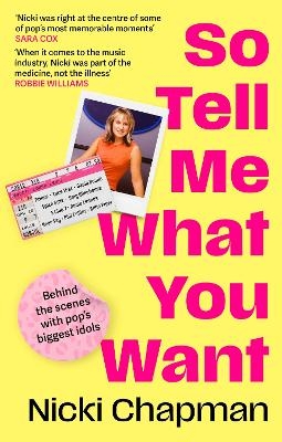 So Tell Me What You Want