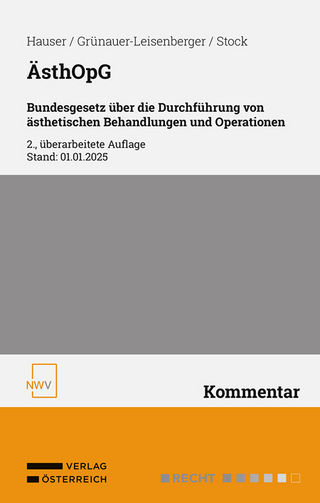 ÄsthOpG Bundesgesetz über die Durchführung von ästhetischen Behandlungen und Operationen