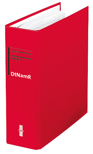 Deutsches Namensrecht - Andreas Botthof, Eva Kiehn, Christiane von Bary