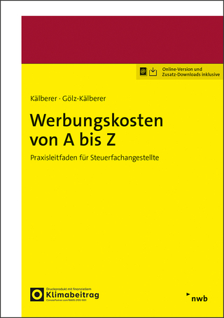 Werbungskosten von A bis Z