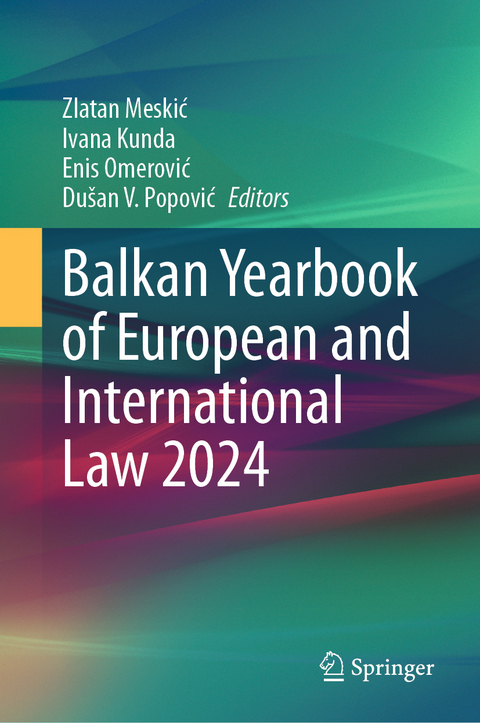 Balkan Yearbook of European and International Law 2024 - 