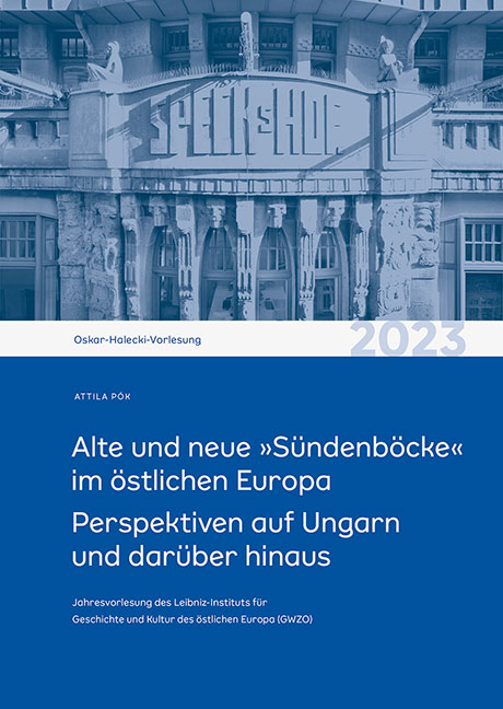 Alte und neue &raquo;S&uuml;ndenb&ouml;cke&laquo; im &ouml;stlichen Europa - Attila P&oacute;k