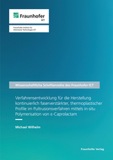 Verfahrensentwicklung f&uuml;r die Herstellung kontinuierlich faserverst&auml;rkter, thermoplastischer Profile im Pultrusionsverfahren mittels in-situ Polymerisation von epsilon-Caprolactam - Michael Wilhelm