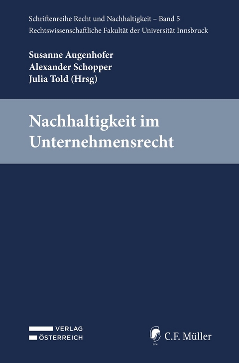 Nachhaltigkeit im Unternehmensrecht - 