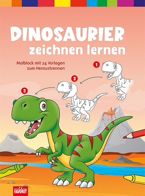 Dinosaurier zeichnen lernen