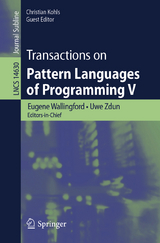 Transactions on Pattern Languages of Programming V - 