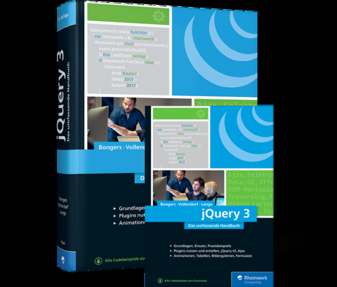 jQuery 3 - Frank Bongers, Maximilian Vollendorf, Georg Lange