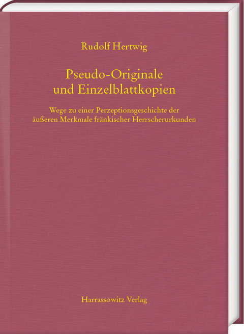 Pseudo-Originale und Einzelblattkopien - Rudolf Hertwig