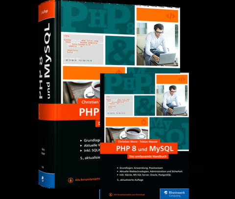 PHP 8 und MySQL - Christian Wenz, Tobias Hauser