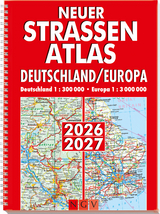 Neuer Stra&szlig;enatlas Deutschland/Europa 2026/2027