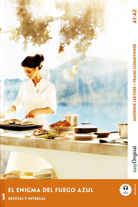 El Enigma del Fuego Azul - Spanische Krimi-Lektüre A1-A2 (+ Audio-Online) - Elena Vallejo