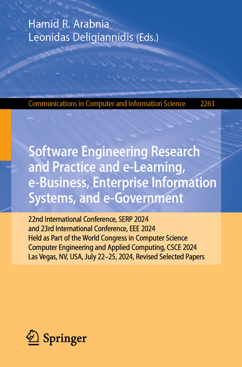 Software Engineering Research and Practice and e-Learning, e-Business, Enterprise Information Systems, and e-Government - 